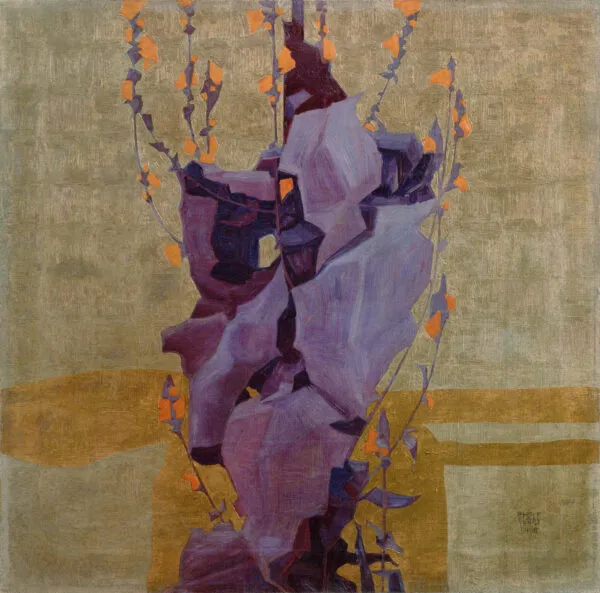 Egon Schiele – Stylized Flowers