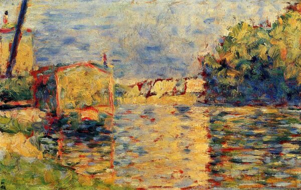 Georges Seurat – Rive della Senna presso Courbevoie