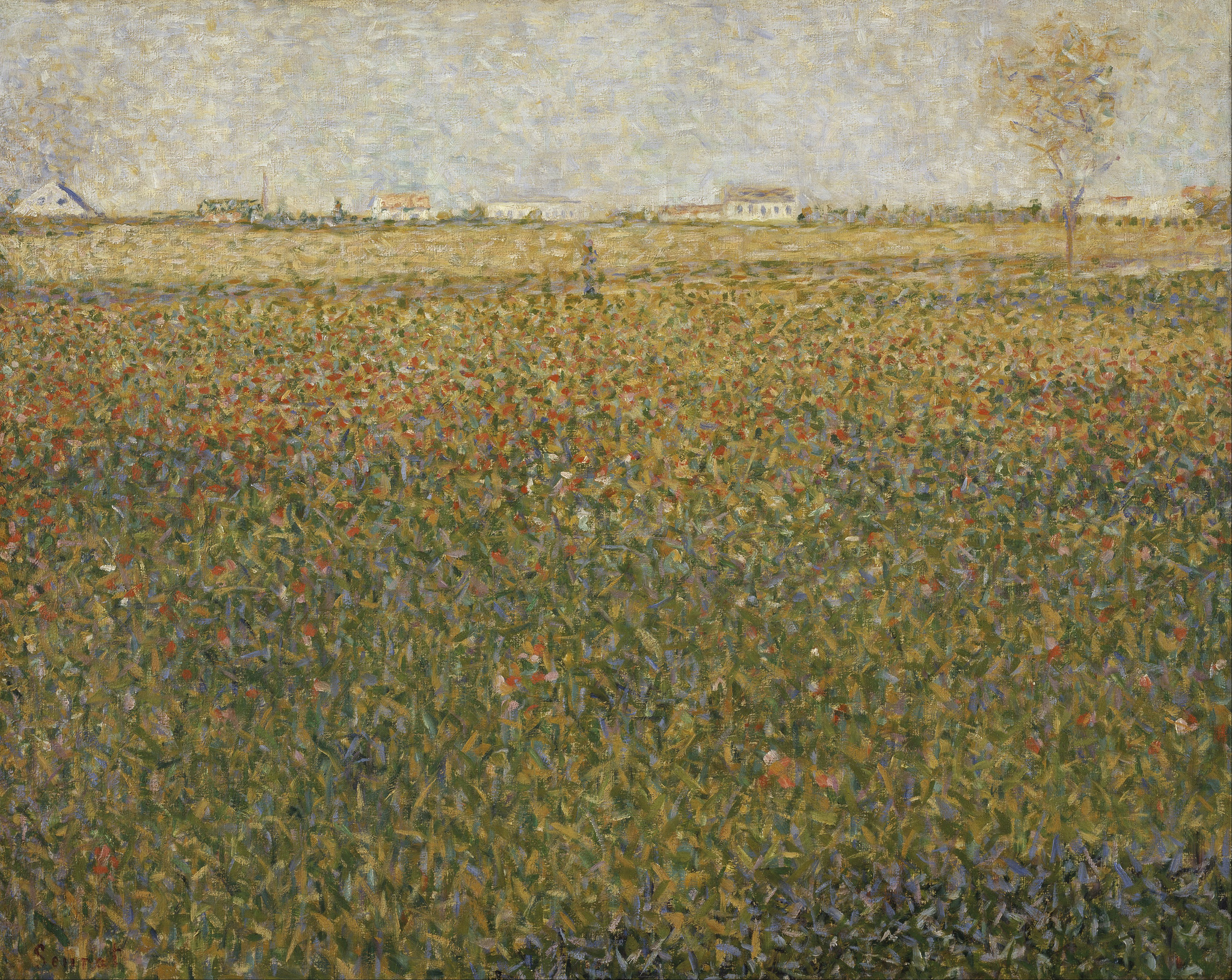 Georges Seurat – Campo di erba medica, Saint-Denis