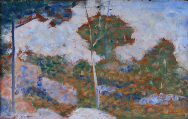 Georges Seurat – Foresta di Barbizon in autunno