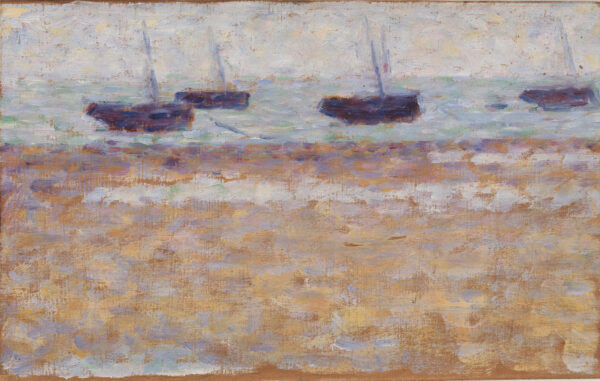 Georges Seurat – Quattro barche a Grandcamp