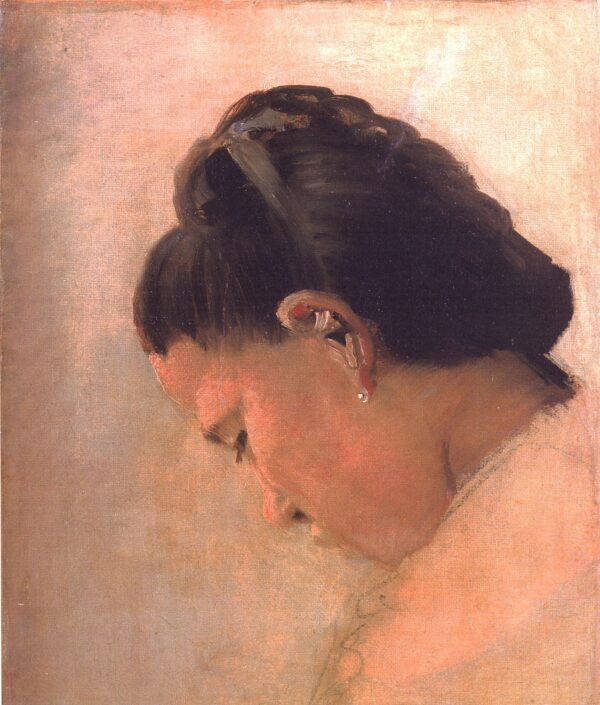 Georges Seurat – Testa di giovane ragazza