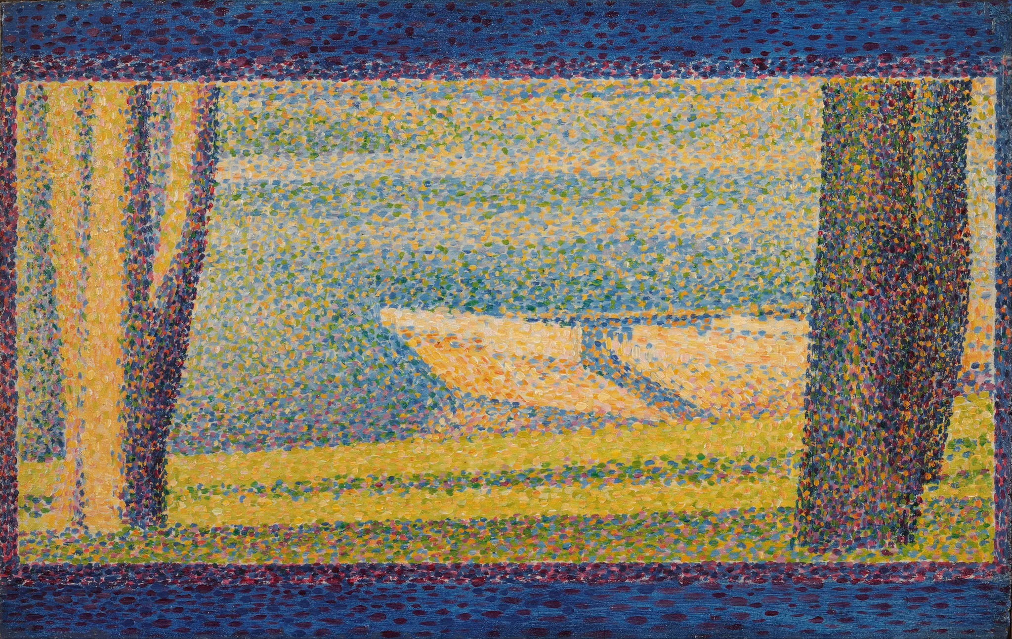 Georges Seurat – Barche ormeggiate e alberi