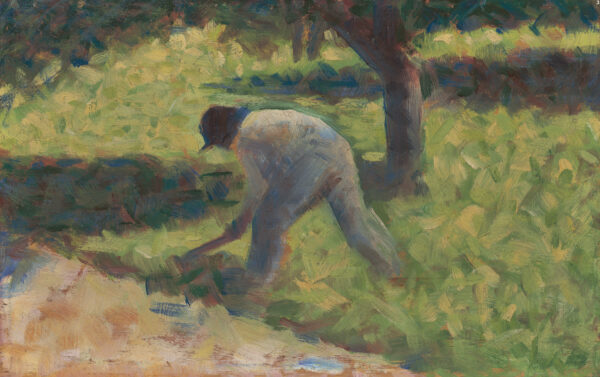 Georges Seurat – Contadino con la zappa