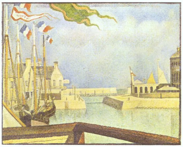 Georges Seurat – Port-en-Bessin, a Sunday