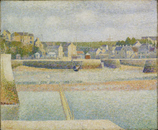 Georges Seurat – Port-en-Bessin, the Outer Harbor at Low Tide