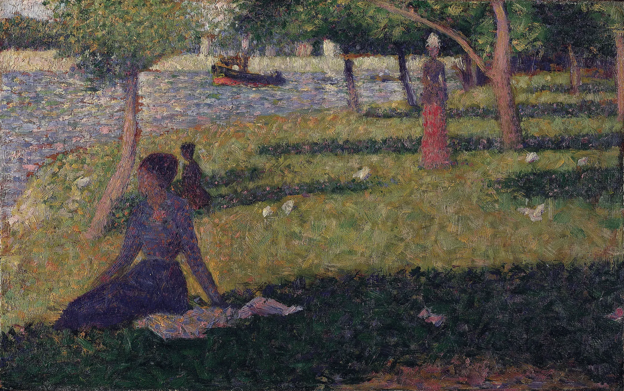 Georges Seurat – Studio per la Grande Jatte (Buffalo)