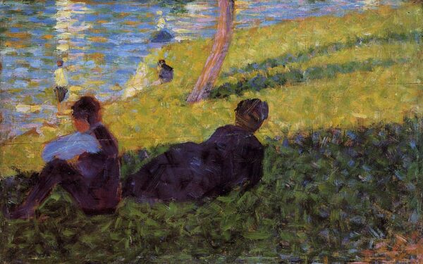 Georges Seurat – Studio per la Grande Jatte (due figure)