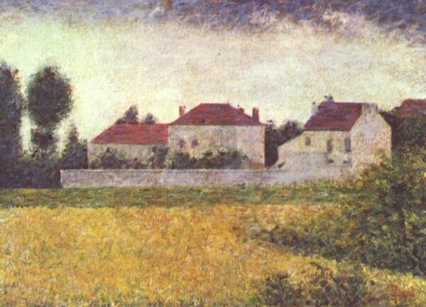 Georges Seurat – Ville-d'Avray, case bianche