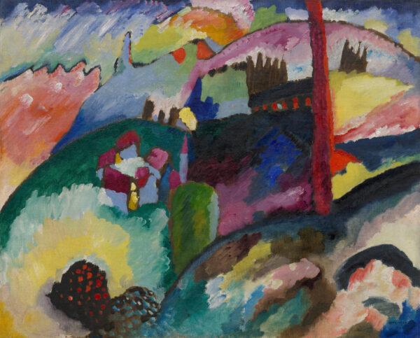 Wassily Kandinsky – Paesaggio con ciminiera