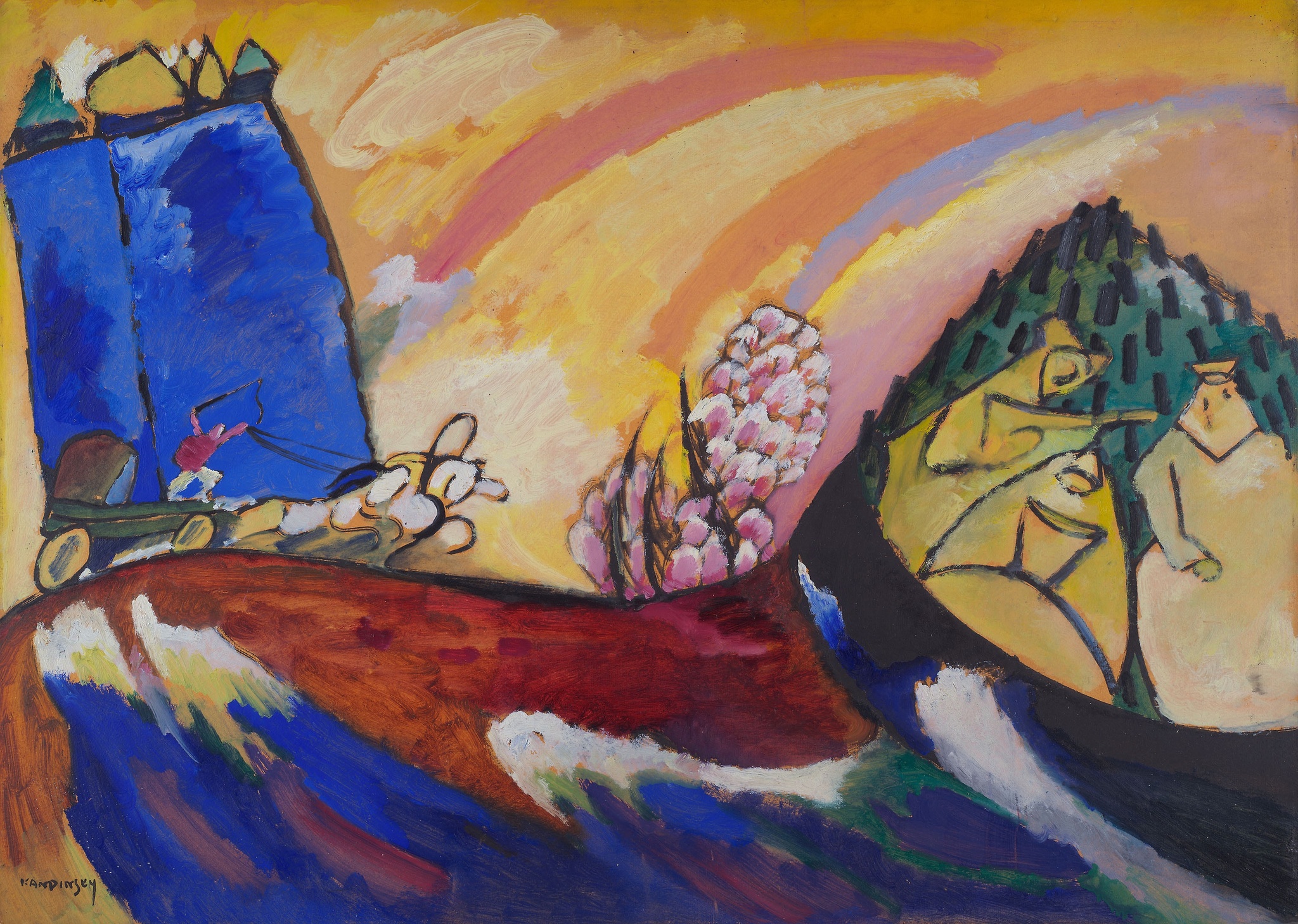 Wassily Kandinsky – Dipinto con troika
