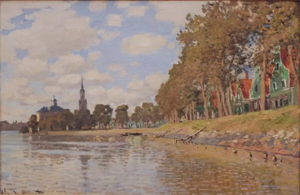 Claude Monet - Zaandam - ročno slikana umetniška slika - olje na platnu