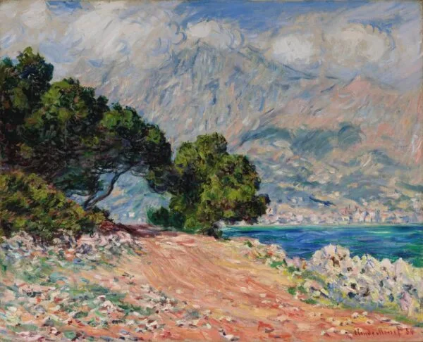 Claude Monet - Cap Martin, near Menton - oil painting reproduction for the living room - on canvas