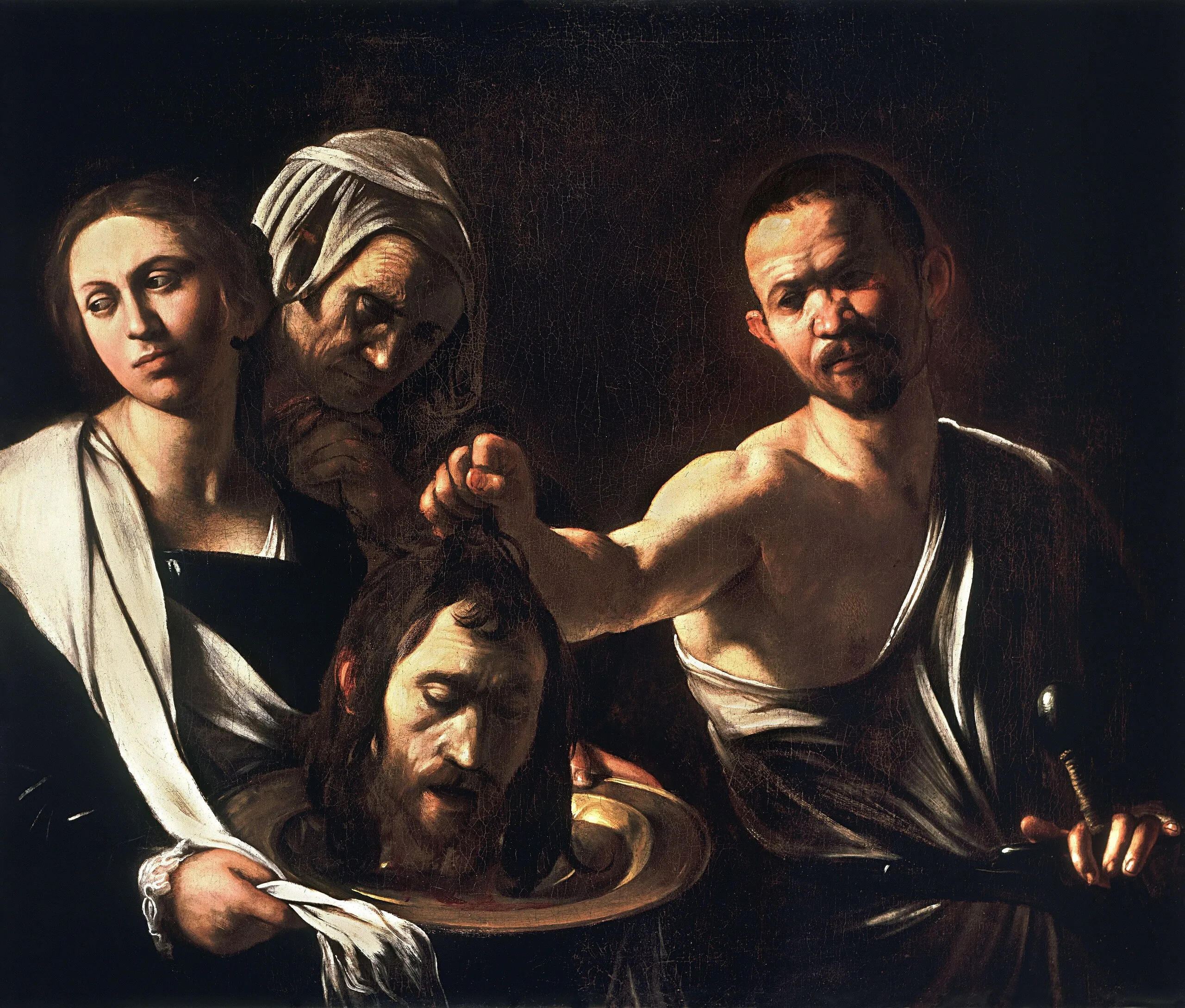 Caravage – Salomé avec la tête de saint Jean-Baptiste – tableau peint à la main