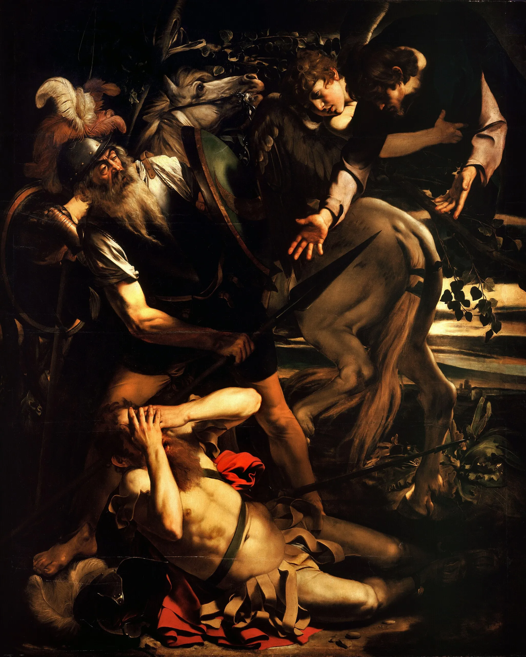 Caravage – La Conversion de saint Paul – tableau peint à la main