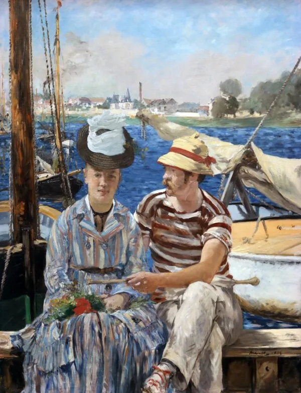 Édouard Manet – Argenteuil – olje na platnu iz leta 1874, Musée des Beaux-Arts, Tournai