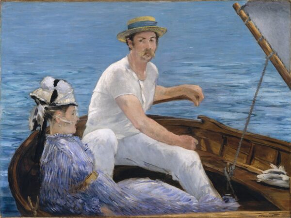 Édouard Manet – Im Boot – Öl auf Leinwand von 1874, Metropolitan Museum of Art