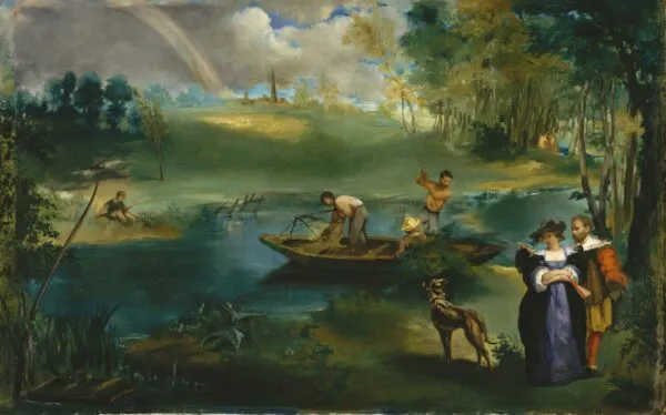 Édouard Manet – Ribolov – ulje na platnu, oko 1862.–1863., Metropolitanski muzej umjetnosti