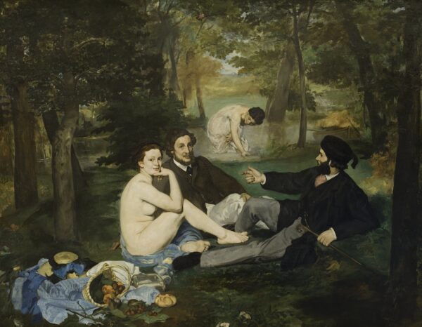 Édouard Manet – Le Déjeuner sur l’herbe – oil on canvas of 1863, Musée d’Orsay
