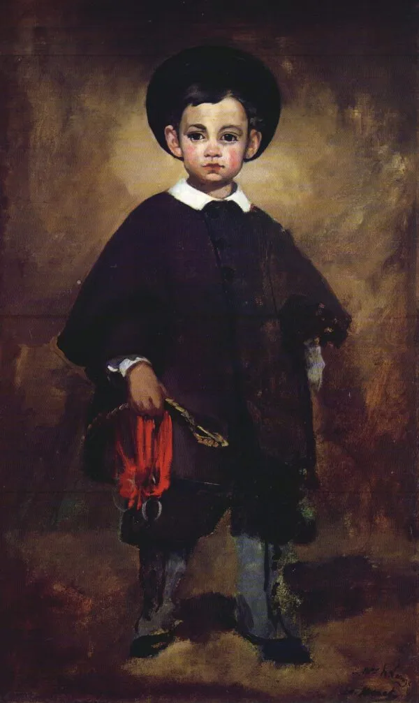 Édouard Manet – Mali Lange – ulje na platnu iz oko 1861., Staatliche Kunsthalle Karlsruhe