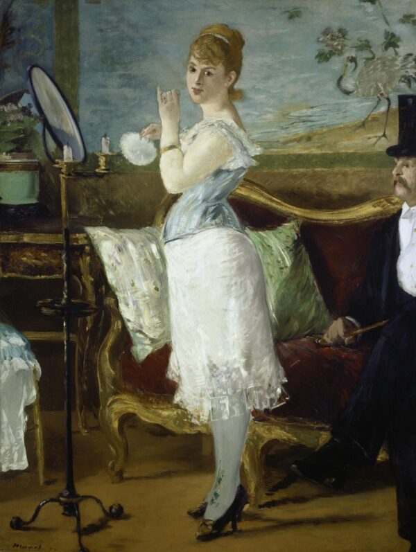 Édouard Manet – Nana – oil on canvas of 1877, Hamburger Kunsthalle