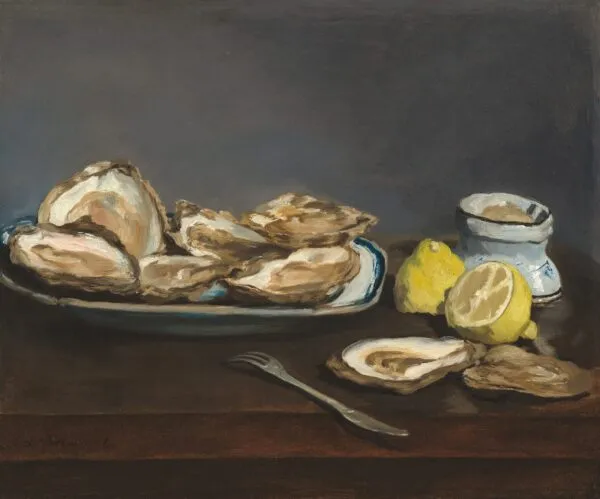 Édouard Manet – Osztrigák – olaj vásznon 1862-ből, National Gallery of Art