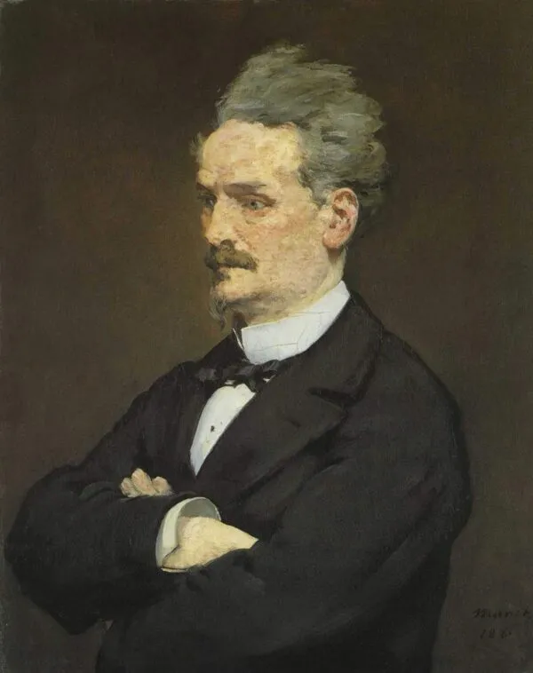 Édouard Manet – Henri Rochefort portréja – olaj vásznon 1881-ből, Hamburger Kunsthalle