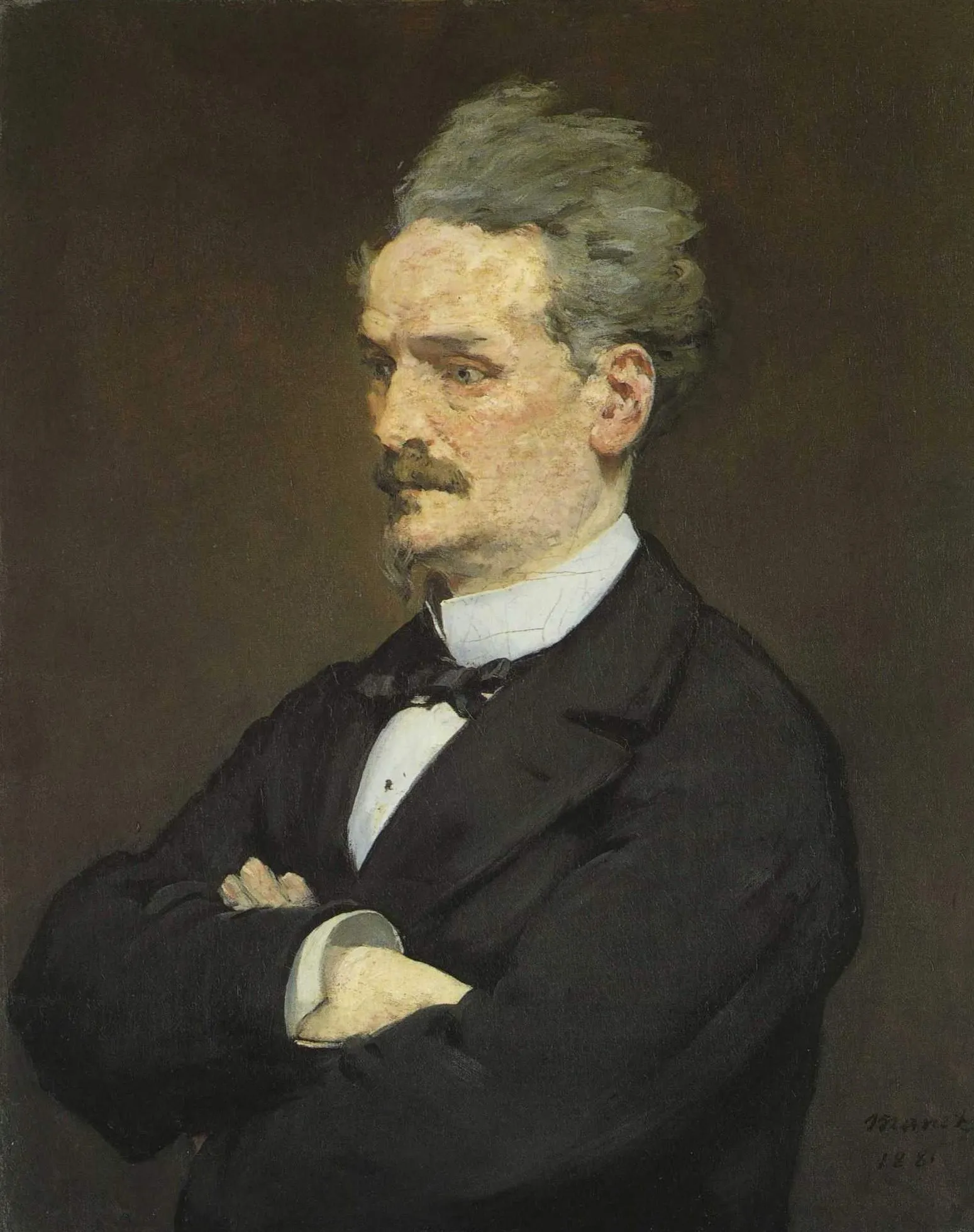 Édouard Manet – Henri Rochefort portréja – olaj vásznon 1881-ből, Hamburger Kunsthalle