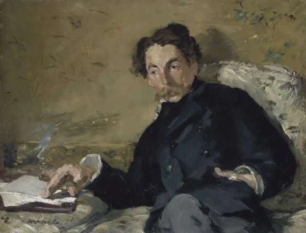 Édouard Manet – Stéphane Mallarmé portréja – olaj vásznon 1876-ból, Musée d’Orsay