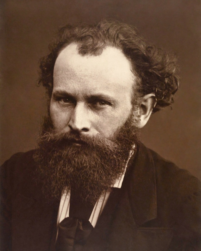 Édouard Manet, photograph by Nadar (c. 1867), detail