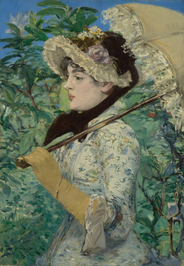 Édouard Manet – Der Frühling (Jeanne) – Öl auf Leinwand von 1881, J. Paul Getty Museum