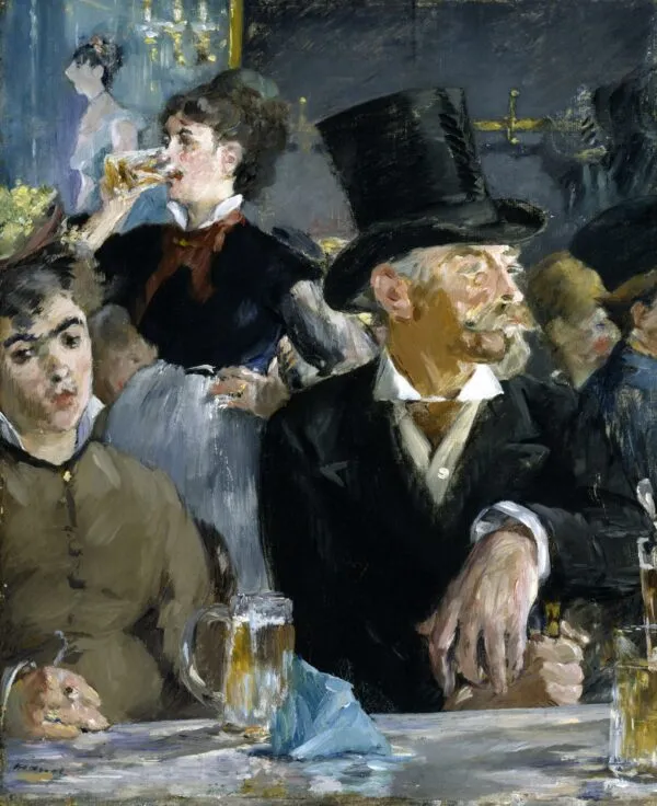 Édouard Manet – Kávéházi koncert – olaj vásznon 1879-ből, Walters Art Museum