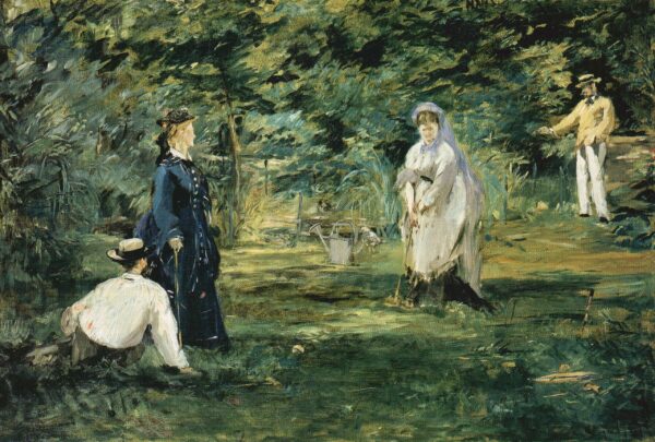 Édouard Manet – Partija kroketa – ulje na platnu iz 1873., Städel Museum