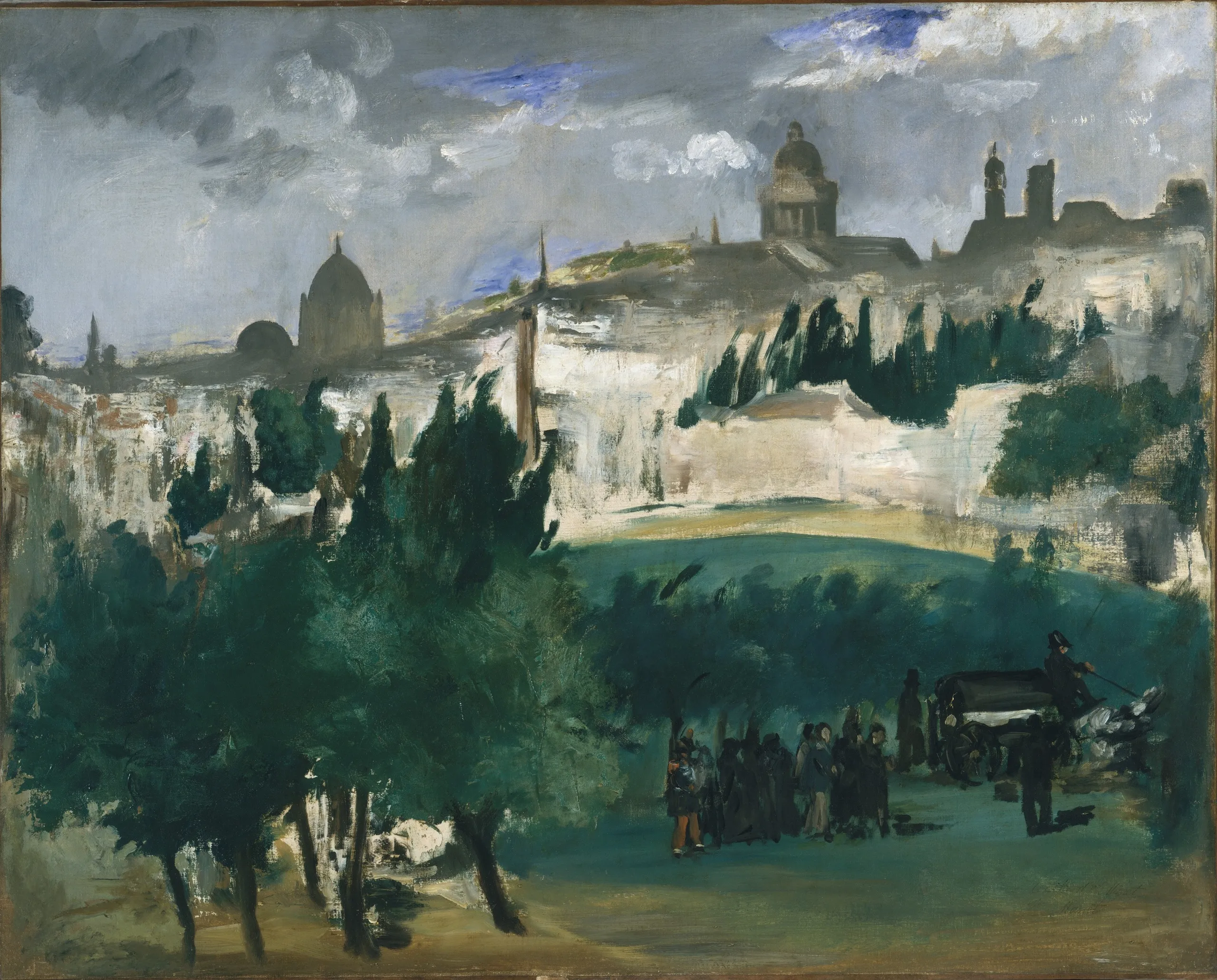 Édouard Manet – Pogreb – olje na platnu, okoli 1867–1870, The Metropolitan Museum of Art