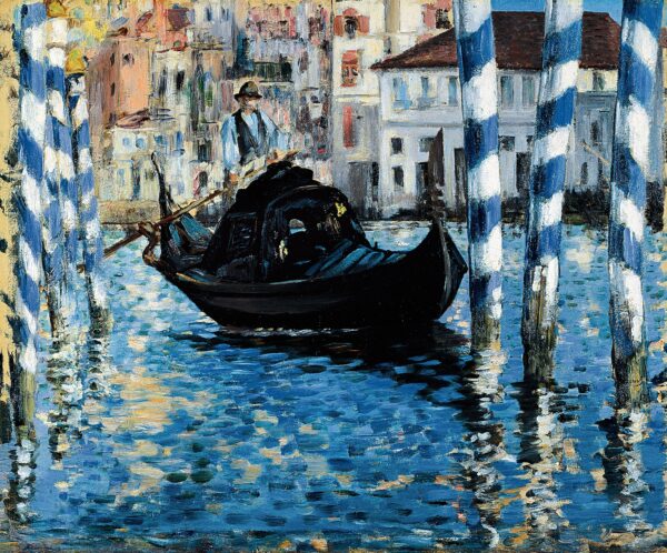 Édouard Manet – A velencei Canal Grande – olaj vásznon 1874–1875-ből, Shelburne Museum