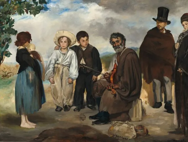 Édouard Manet – Stari glasbenik – olje na platnu iz leta 1862, National Gallery of Art