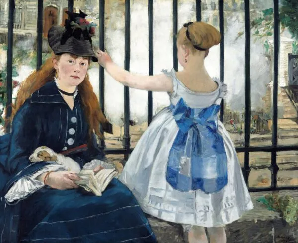 Édouard Manet – Železnica – olje na platnu iz leta 1873, National Gallery of Art