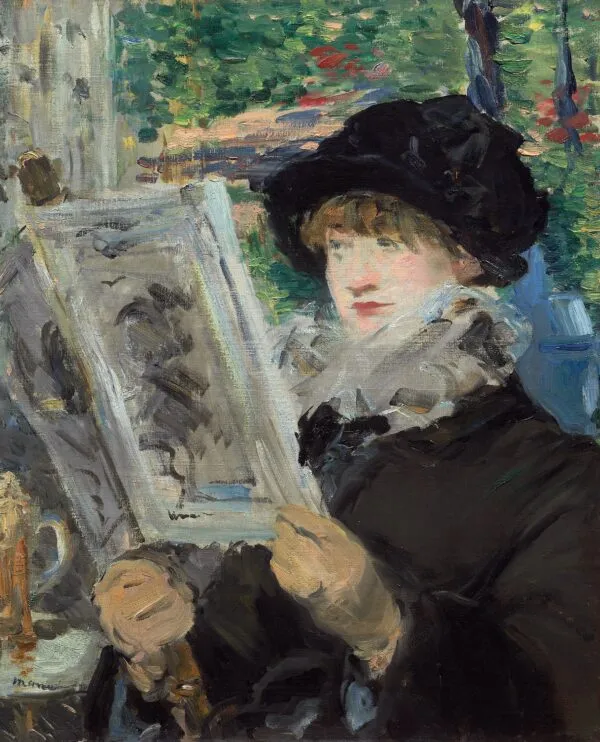 Édouard Manet – Olvasó nő – olaj vásznon 1880–1882-ből, Art Institute of Chicago