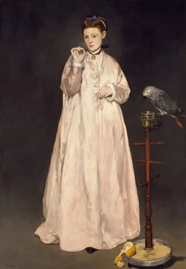 Édouard Manet – Fiatal hölgy 1866-ban – olaj vásznon 1866-ból, Metropolitan Museum of Art