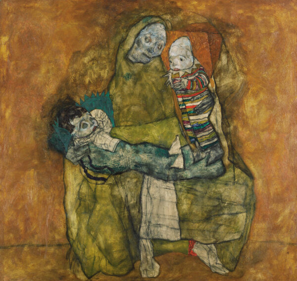 Egon Schiele – Majka s dvoje djece II