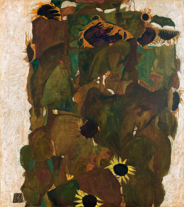 Egon Schiele – Suncokreti I