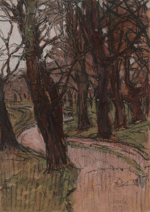 Egon Schiele – Jesenska šuma uz rijeku