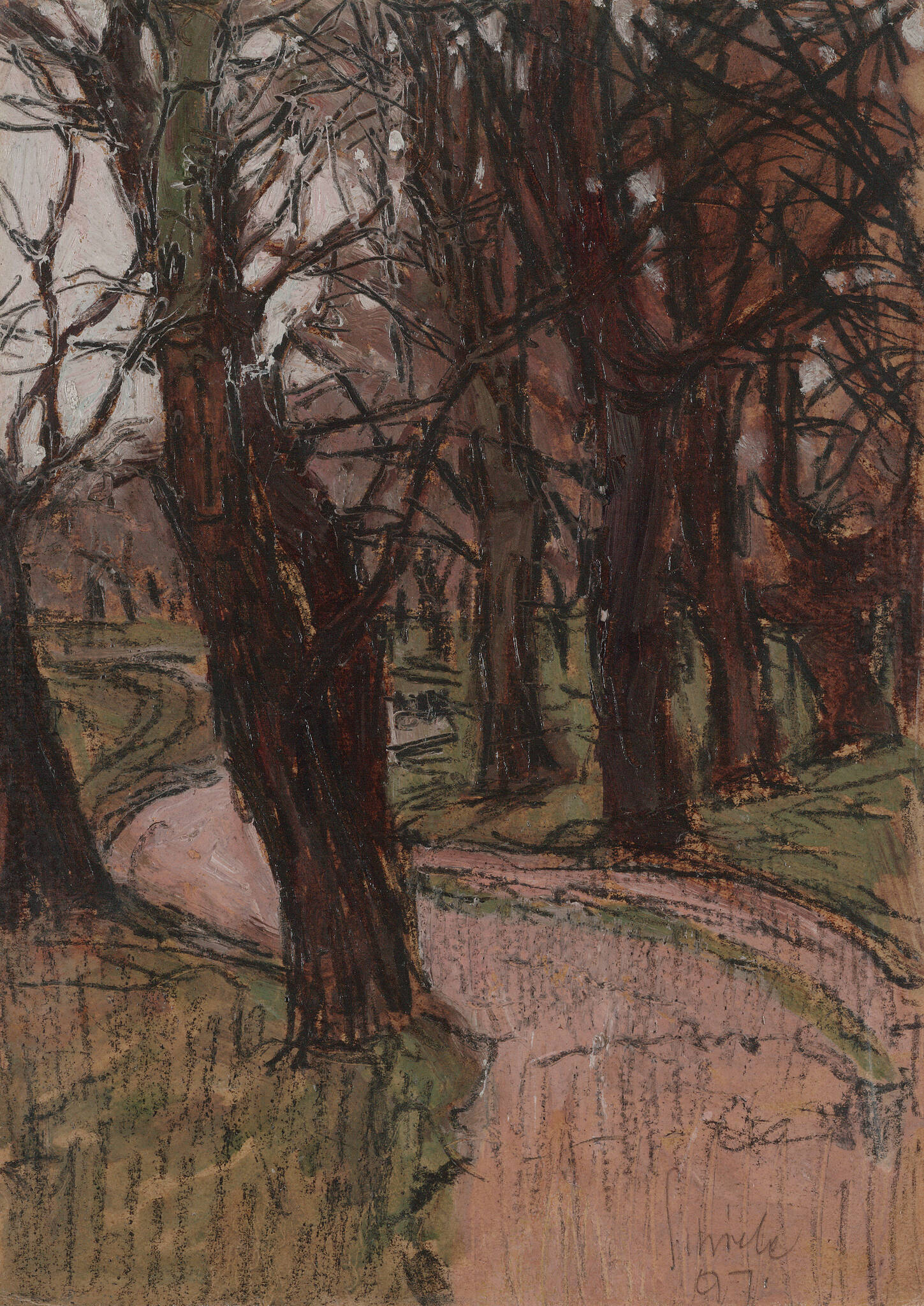 Egon Schiele – Jesenska šuma uz rijeku