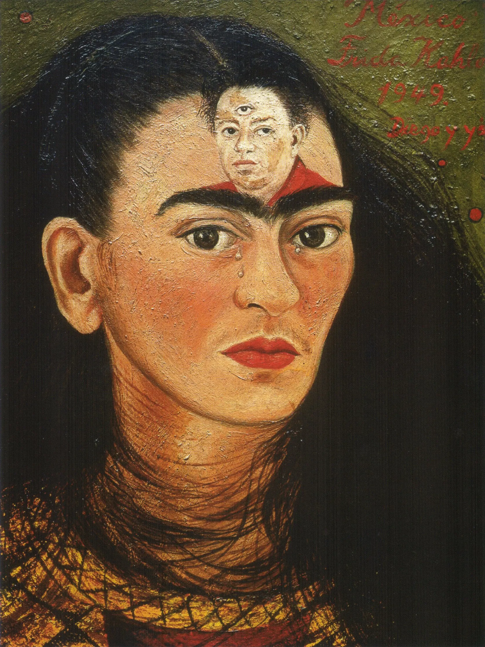 Frida Kahlo – Diego et moi – tableau peint à la main