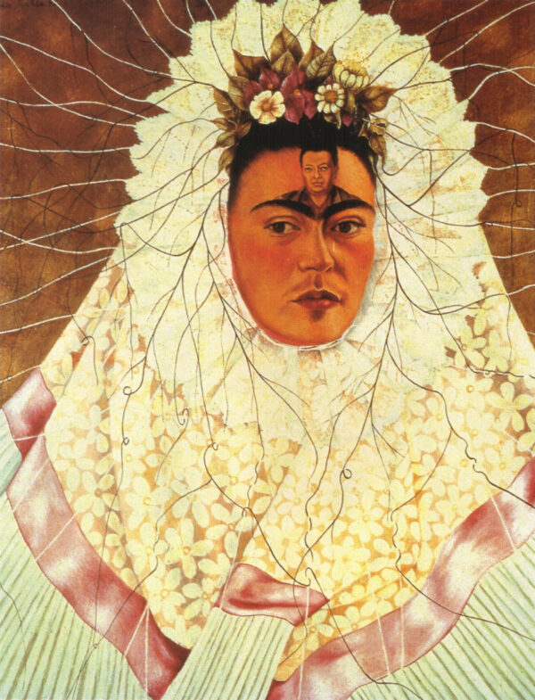 Frida Kahlo – Diego in meinen Gedanken – das Original von 1943 in der Sammlung Jacques und Natasha Gelman – Öl auf Hartfaserplatte