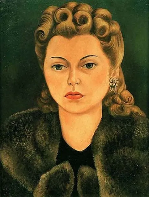 Frida Kahlo – Portrait of Natasha Gelman – the original in the Jacques and Natasha Gelman Collection – oil on canvas