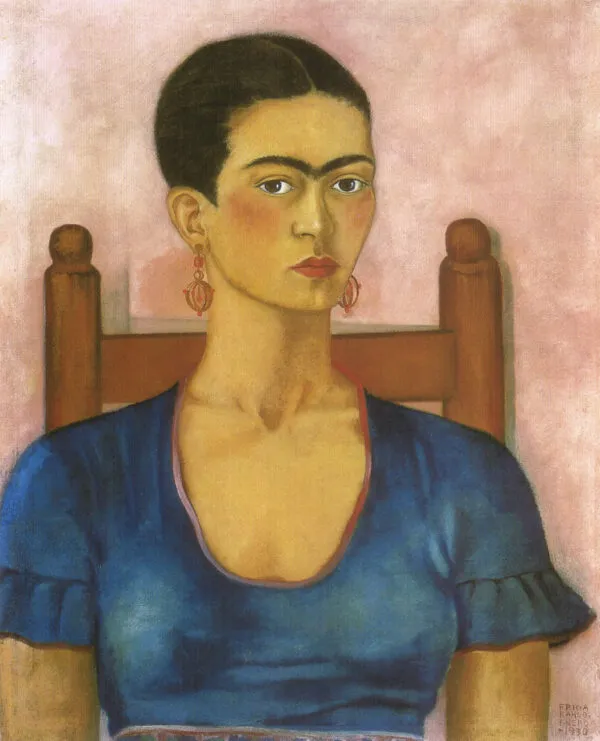 Frida Kahlo – Önportré (1930) – az eredeti egy bostoni magángyűjteményben – olaj, vászon