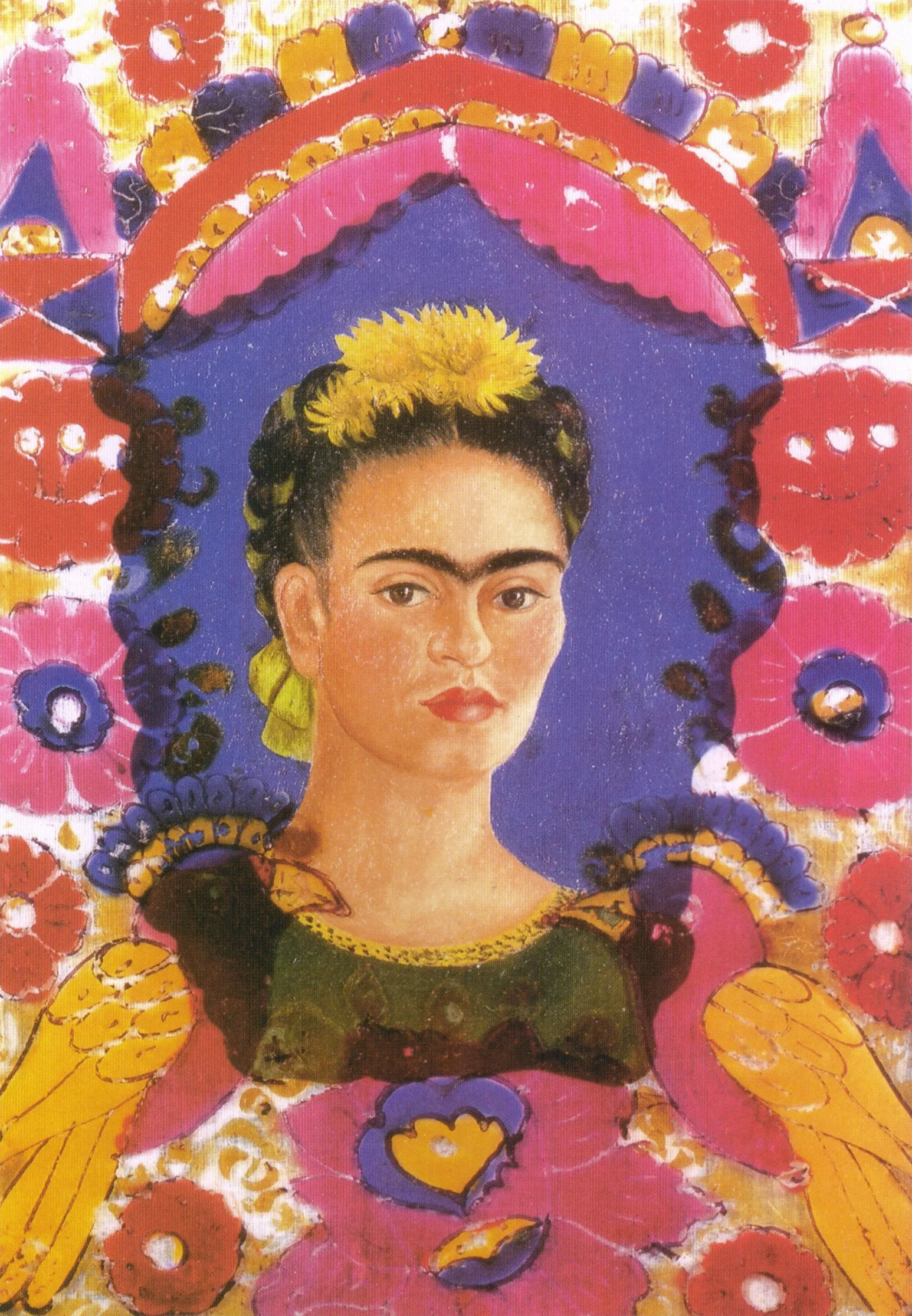 Frida Kahlo – Okvir – original iz 1938. u muzeju Musée National d'Art Moderne – ulje na aluminiju i staklu