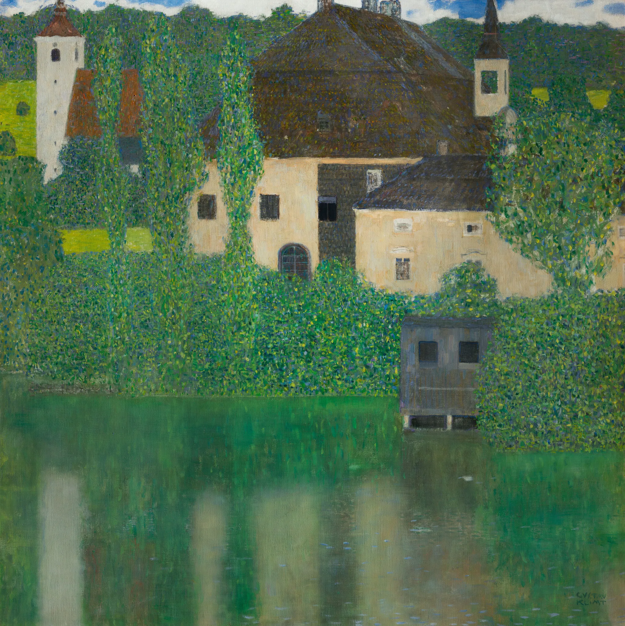 Gustav Klimt – Château de Kammer sur l’Attersee I – tableau peint à la main