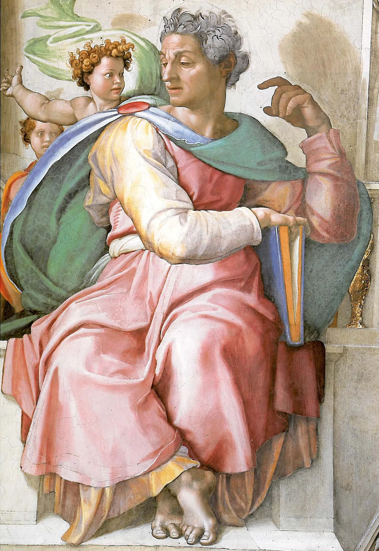 Michel-Ange – Le Prophète Isaïe – tableau peint à la main